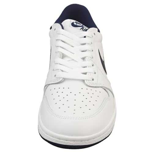 NIKE Jordan Men's 1 Low 85 White/Navy-White (FB9933 141) - 8 3