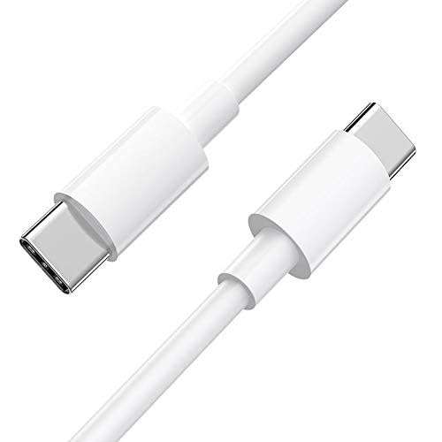 Type-C To Type-C Cable For Samsung Galaxy F62 Original USB Data & Charging Cable PD Dash WRAP Fast Charging Cable 60W High Speed Rapid Fast Turbo QC 3.0 Charging Cable (White, 4Amp, RV.C) 6