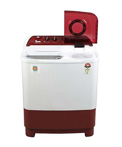 Havells-Lloyd 8.5 Kg 5 Star Semi-Automatic Top Load Washing Machine (LWMS85RDB Red, Active Soak) 4