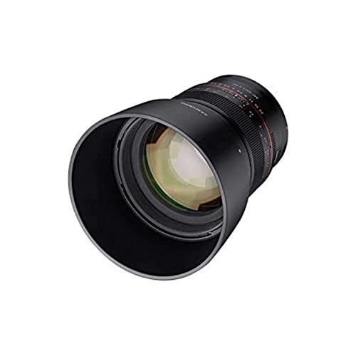 Samyang 85mm F1.4 Telephoto Manual Focus Lens for Canon RF Mount - Black