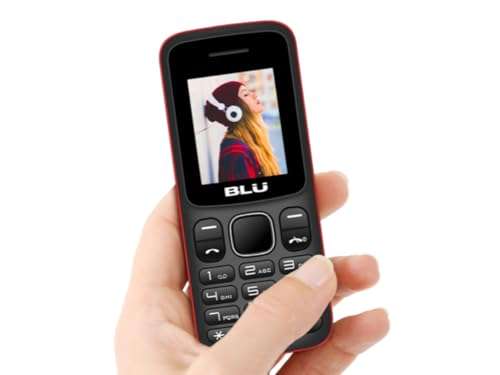 BLU Z4 Z190 Unlocked GSM Feature Phone w/Built-in Flashlight - Red 2