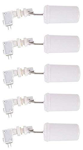 KRPLUS® RO Float Valve Copper Terminal Auto-Cut Off Switch, Water Flow Switch RO Spare Water Level Switch Compatible with Dolphin/Reviva/Hexa And Glance Type Models, White (Pack Of 5) 1