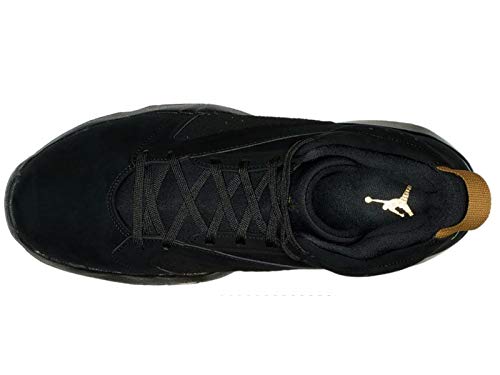 Jordan Lift Off - Men's Black/Metallic Gold Leather Basketball Shoes 13 D(M) US 4