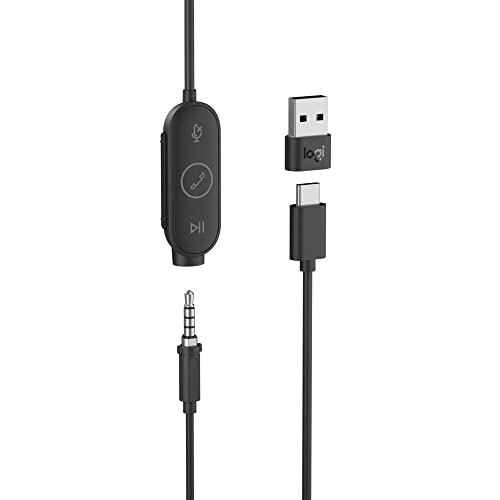 Logitech Zone Wired Earbuds with Noise Cancelling Mic 4