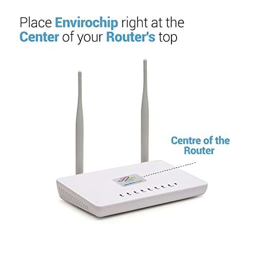 Envirochip Clinically Tested Patented Technology for Tablet, Wifi Router and PC Monitor | Reduces Stress | Kolum Design Spiral Silver 2