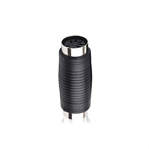 Cable Matters 2-Pack 5 Pin DIN MIDI Coupler Gender Changer (MIDI Extender Adapter)(Black) 4