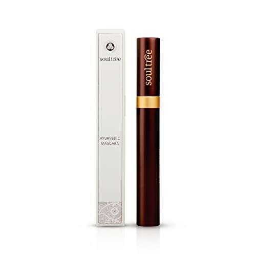 SoulTree Ayurvedic Mascara - Brown | Ayurvedic formulation, Lightweight, Strengthens & promotes lash growth - 6gm 3