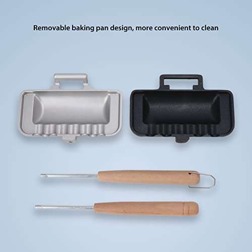 Double Sided Frying Pan for Sandwich, Grilled Cheese Maker Nonstick Sandwich Maker Flip Grill Pan for Breakfast Pancakes, Omelets, Frittatas, Bread and Toast 2