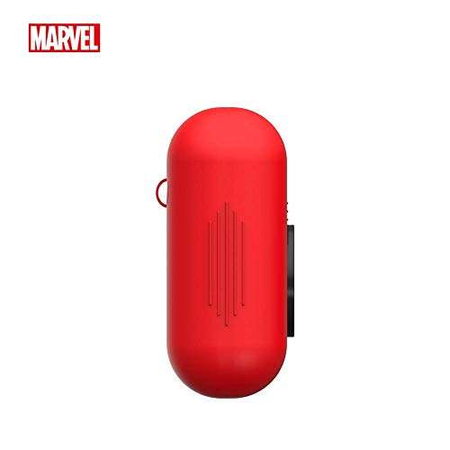 TinPlanet Marvel Avengers Series Protective Silicone Case Compatible with Apple Airpods 1 & AirPods 2 [Front LED Not Visible], Iron Man (Red) 3