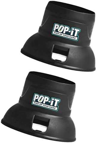 Pop-It Tennis Accessories | Tennis Equipment | Tennis Ball Picker for Racquet | Unisex Tennis Ball Holder | Grips Overgrip of The Racquet | Not Compatible with Pickleball Racquets (Pack of 2, Black) 4