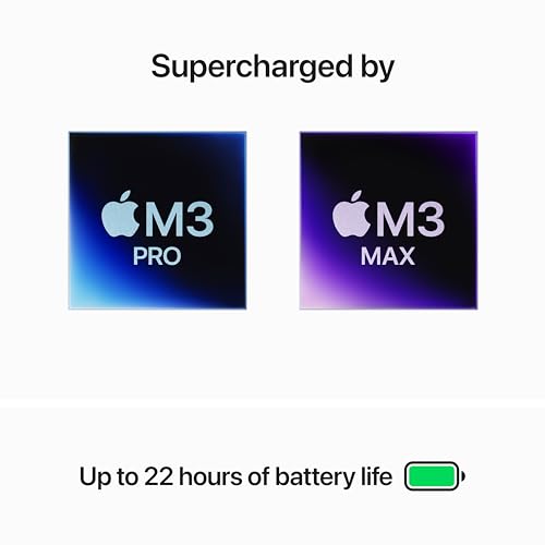 Apple 2023 MacBook Pro Laptop M3 Max chip with 16‑core CPU, 40‑core GPU: Built for Apple Intelligence, 16.2-inch Liquid Retina XDR Display, 48GB Unified Memory, 1TB SSD Storage; Silver 4
