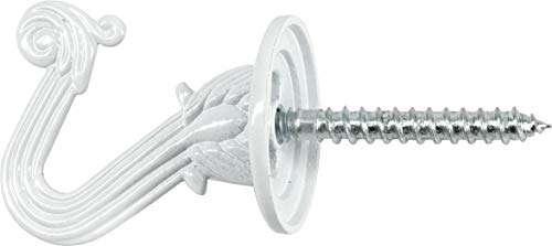 OOK Alloy Steel 534516 50340 Swag Hooks, White 2