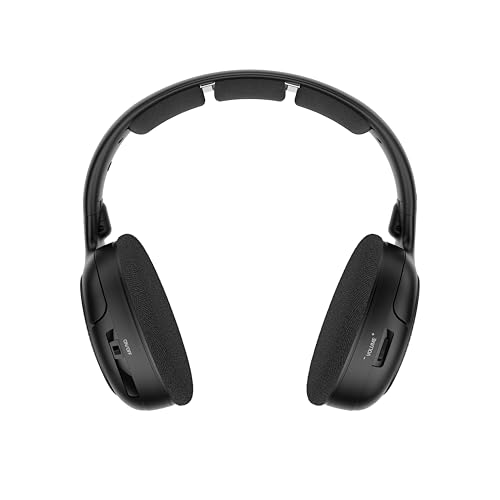 Sennheiser RS 120-W On-Ear Wireless Headphones for Crystal-clear TV Listening with 3 Sound Modes, Lightweight Design, Easy Volume Control, 60 m Range and Convenient Transmitter/Charger Combo - Black 6