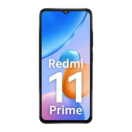 Redmi 11 Prime (Flashy Black, 4GB RAM, 64GB Storage) | Prime Design | High Performance Helio G99 | 50 MP AI Triple Cam | 5000 mAh | 22.5W 3