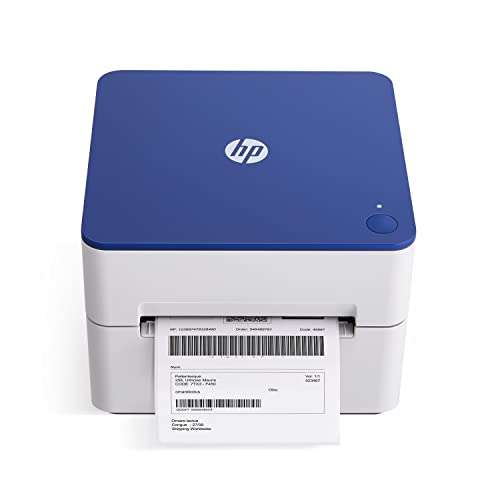 HP Shipping Label Printer, 4x6 Commercial Grade Direct Thermal, Compact & Easy-to-use, High-Speed 203 DPI, Barcode Printer, Compatible with Amazon, UPS, Shopify, Etsy, Ebay, ShipStation & More 1