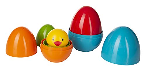 Giggles Funskool Plastic Eggs Nesting Toy with A Chick Musical Snail, 3 in 1 Pull Along Toy, 12 Months Icecream Turtle, 2 in Pull Along Toy, Walking, Shape Sorting, 12 Months+ 2