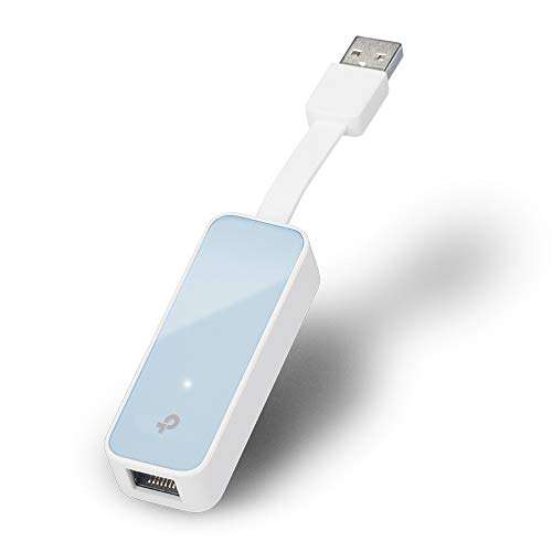 TP-Link UE200 USB 2.0 to 100 Mbps Ethernet Network Adapter for Desktop/Laptop - Plug and Play (White) 2