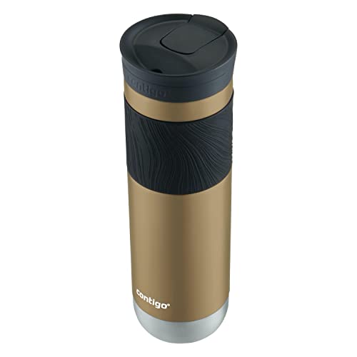 Contigo Byron 2.0 Stainless Steel Travel mug with Snapseal Lid and Grip, 24oz, Chardonnay, BPA Free and Leak Proof 2