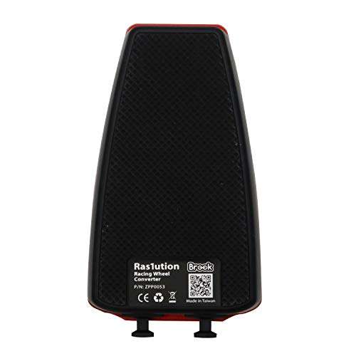 Mcbazel Brook Ras1ution Racing Wheel G27 G25 Driving Force GT Pro Steering Wheel Converter Adapter for PS3, PS4, Xbox 360, Switch with Gam3Gear Keychain 5