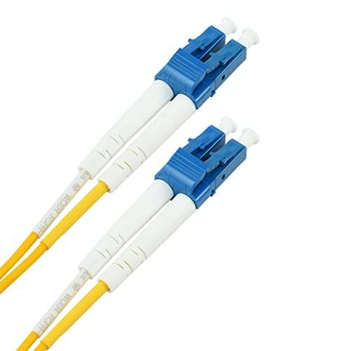 3M LC to LC OS2 Fiber Optic Patch Cable Singlemode Duplex Optical Patch Cord 9/125µm Fiber Optic Cable LC-LC DX 3 Meter (9.8ft) 6