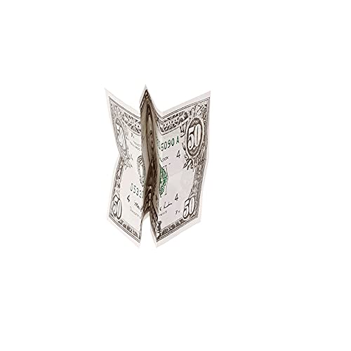 MilesMagic Magician's Animated Bill Gimmick Mysteriously Self Folding Dollar Note Real Invisible Levitation Illusion Effect Street Stage Close-Up Magic Trick 3