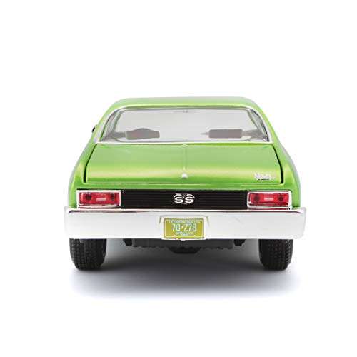 Maisto 1:24 Scale 1970 Chevrolet Nova SS Diecast Vehicle (Colors May Vary) , Green 6