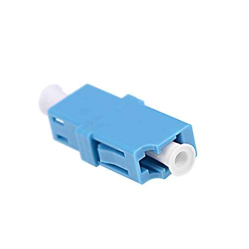 uxcell LC to LC Fiber Coupler Flange Type Fiber Optical Adapter Connect Singlemode/Multimode Simplex 10Pcs 3