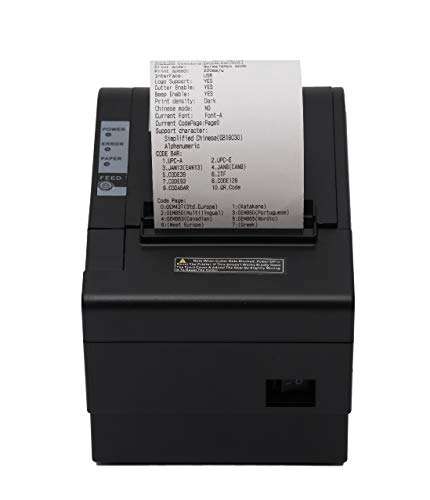 CYSNO BIS Certified 80mm (3 Inches) Direct Thermal Printer CYP-E801 - Monochrome - Desktop - Auto Cutter - Receipt Print POS Printer 5