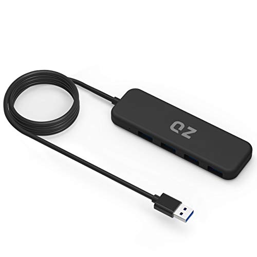 QuantumZERO USB 3.0 / USB3.1 Gen1 4-Port Hub, 1m built-in cable 1