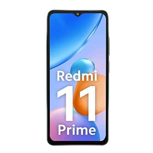 Redmi 11 Prime (Playful Green, 4GB RAM, 64GB Storage) | Prime Design | High Performance Helio G99 | 50 MP AI Triple Cam | 5000 mAh | 22.5W 3