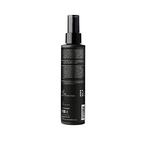 By Vilain Sidekick Zero Pre Styling Hair Spray - Professional Hair Volume Enhancing Primer Heat Protectant, Anti Frizz Protection with Hyaluronic Acid & Aloe Vera, Hold, Texture, Natural Shine 155ml 3