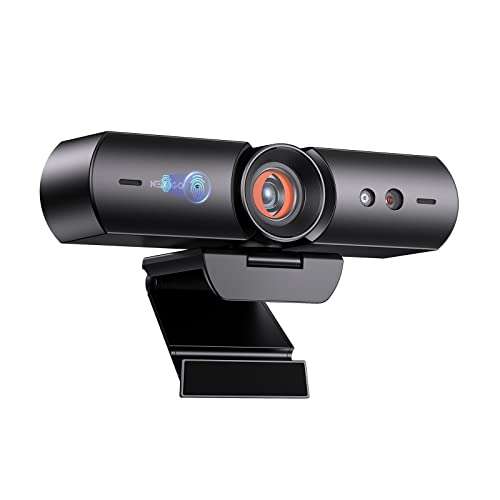 NexiGo HelloCam, 1080P Webcam with Windows Hello, True Privacy, Automatic Electronic Shutter, Computer Camera, Microphone, Facial Enhancement, HD USB Web Cam 1