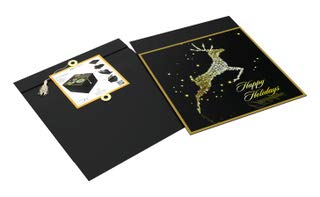 EZ Gift Box Como Reindeer Christmas Box for Presents No Wrapping Paper Needed Pops Up in Seconds for Holiday Storage 10x10x8 Includes Tissue Paper and Greeting Card 5
