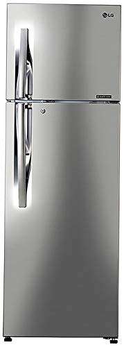 LG 284 L 2 Star Inverter Linear Frost-Free Double Door Refrigerator (GL-T302RPZU, Shiny Steel, Convertible) 1