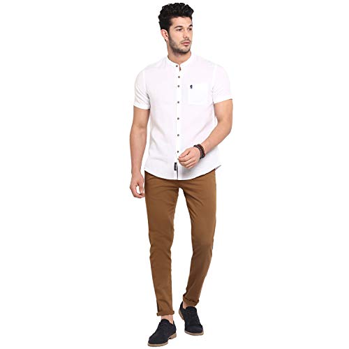 Red Tape Men's Solid Regular fit Casual Shirt (RHS0125_White L) 2