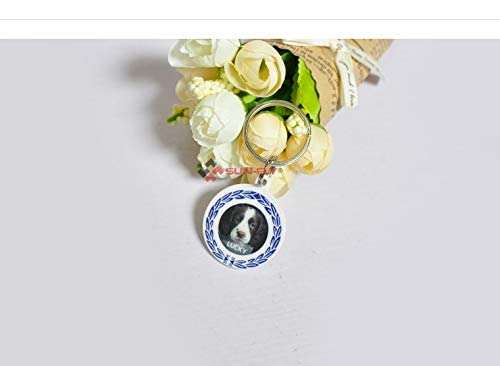 10 Pieces White Blank Polymer Craft Round Dog Tag Key Chain Sublimation Dye Heat Thermal Transfer 1,5´´ x 1,5´´ (3.5 x 3.5 X 0,2 cm) 6