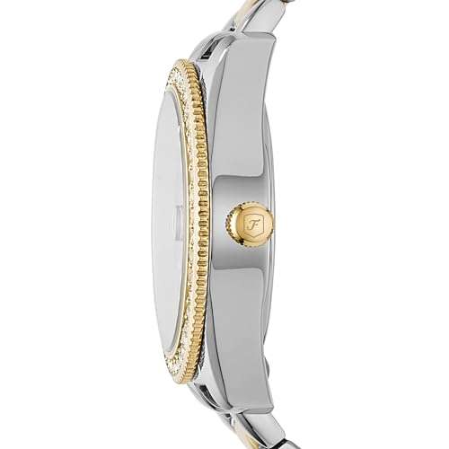 Fossil Women's Scarlette Mini Quartz Stainless Steel Three-Hand Watch, Color: Gold/Silver (Model: ES4319) 2