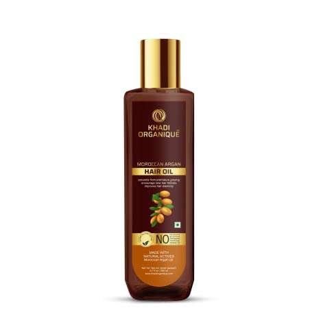 Khadi Organique Moroccan Argan Hair Oil For Hair Growth - 200Ml 1