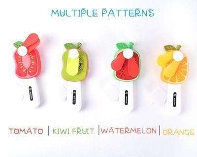 S.S.COLLECTION Hand Pressure Mini Fan For Kid's | Fruit Shape Cute Squeeze Toys | Summer Fan For Kids | Multicolor Attractive Playing & Non- Toxic Plastic Material. (PACK OF 1) 3