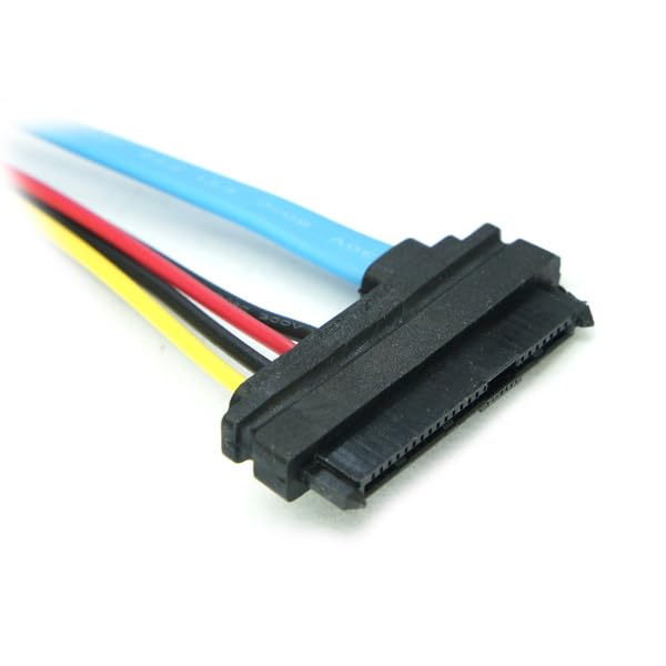 Sintech SFF-8482 SAS 29 Pin to 7 Pin SATA Hard Disk Drive Raid Cable with 4pin Molex Power Port 70cms 4