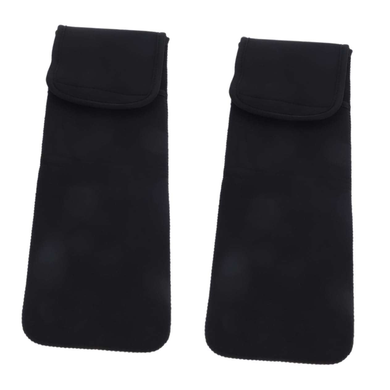 FRCOLOR 2pcs Hair Straightener Protective Cover Curling Iron Hair Curlers Hair Straightener Organizer Hair Curler Pouch Curls Travel Case Storage Bag Protective Case Bracket Neoprene 1