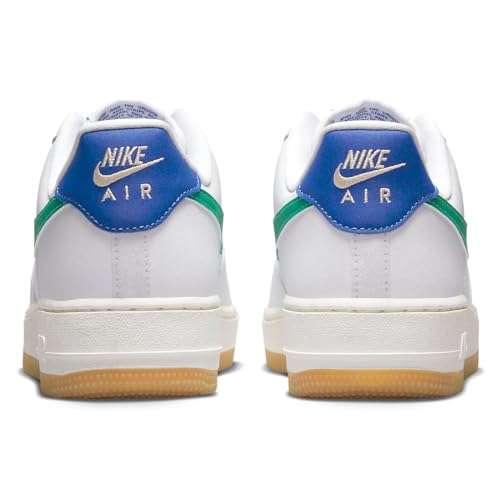 NIKE Women's Basketball Shoes, White Stadium Green Game Royal, 9.5 2