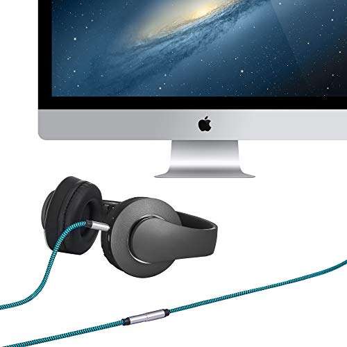 Hftywy Headphone Extension Cable 20FT, 3.5mm Extension AudioMale to Female Aux Adapter Hi-Fi Sound Stereo Extender Cord for Headset, iPhone, iPad, Smartphones, Tablets & More 4