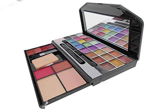 Kiss Beauty Makeup Kit-Collection Eye Shadow, Blusher, Compact Powder, Lip Gloss, Eye Pencile-9244 DFXZ 1