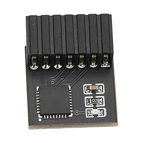 CCYLEZ TPM 2.0 Module, TPM SPI 14 Pin Module for Motherboard, TPM 2.0 Encryption Security Module, Portable TPM 2.0 Remote Card Compatible with TPM2.0 for 1