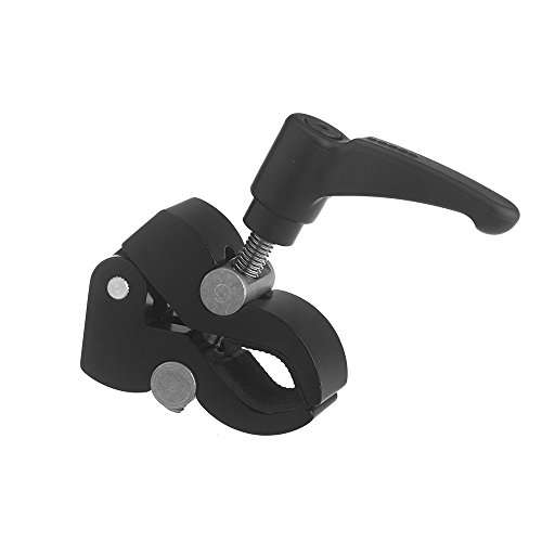 Andoer Camera Magic Friction Arm Small Super Clamp Crab Pliers Clip Small-Size 4.9cm Bite Black 4