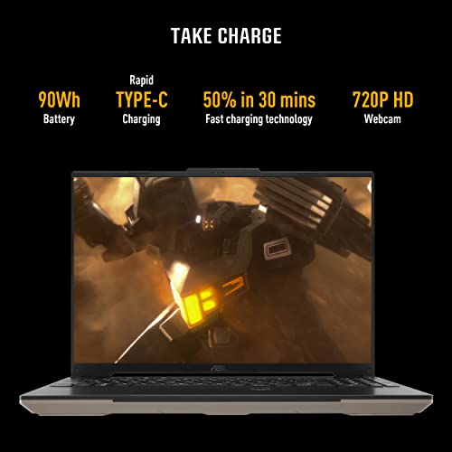 ASUS TUF Gaming A16 Advantage Edition (2023), AMD Ryzen 9 7940HS, 16" FHD+ 165Hz, 8GB Radeon RX 7600S, Gaming Laptop (16GB/1TB SSD/Win 11/Office 2021/Sandstorm/2.20 Kg) FA617XS-N3026WS 5