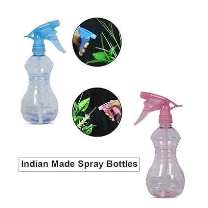 OLIFIN Plastic Spray Bottles 16 oz, Professional Sprayer with Adjustable Nozzle for Cleaning Solutions, Kitchen, Hair, Plants, Leak Proof Fine Mist Bottle Pack of 2 6