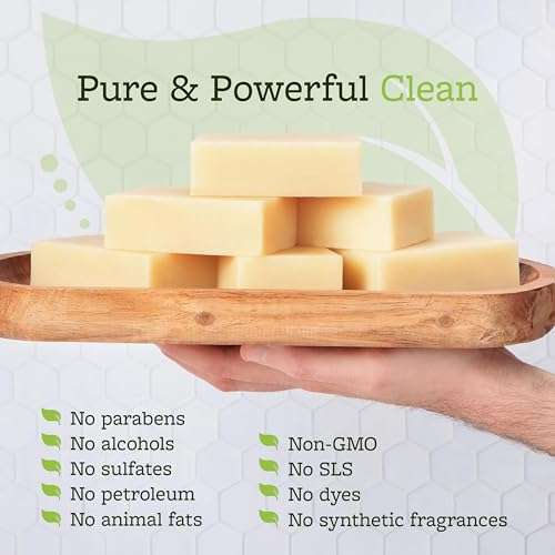 Truremedy Naturals Remedy Soap for Men, Women - Tea Tree Oil Bar includes Peppermint, Eucalyptus - for Foot, Body, All Skin Types - Pack of 5 4