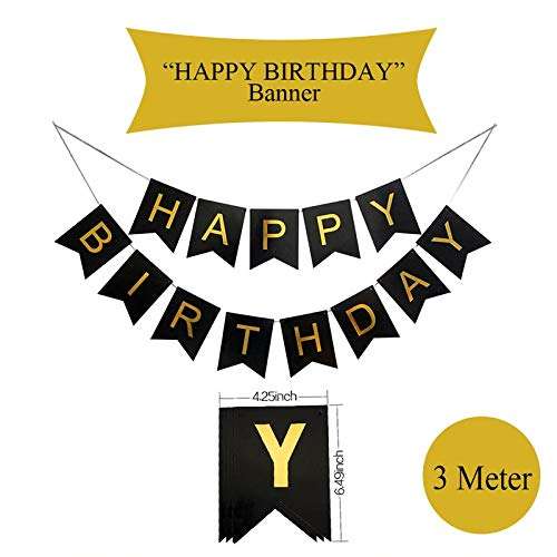 Book My Balloons 16 Year Old Birthday Party Decoration 40 Inch Happy Birthday Balloon Kit for Adults Happy Birthday Decorations Combo of Foil Balloon 5